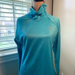 Umbro Mid-layer Blue Long sleeve w/ neck zipper
